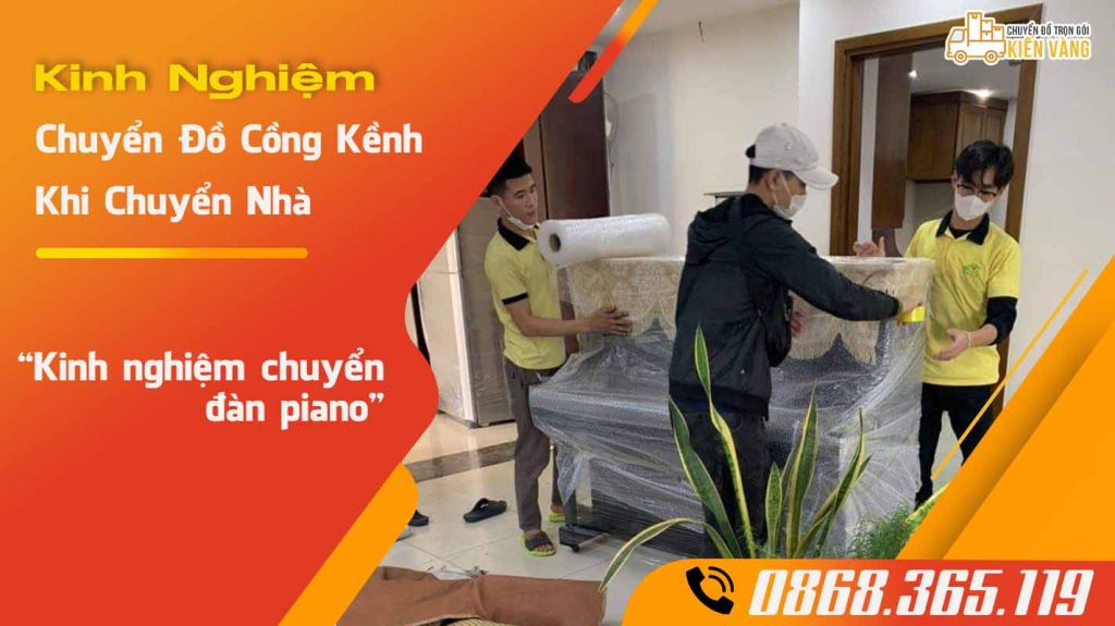 Kinh nghiệm chuyển đàn Piano